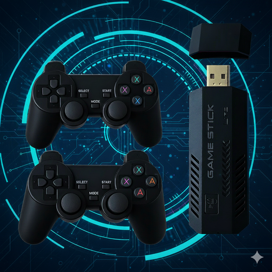 RETROLEVELIA™ – Podłącz i Graj! Konsola Retro + 2 Pady